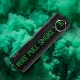 Green wire pull smoke grenade firework