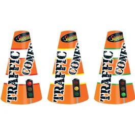 Traffic cone pack of 3 firework